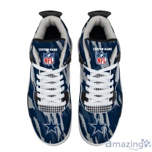 Personalized Name Dallas Cowboys Personalized Air Jordan 4 Shoes Trending Men Women Sneakers Men Women Sport Gift Product Photo 4