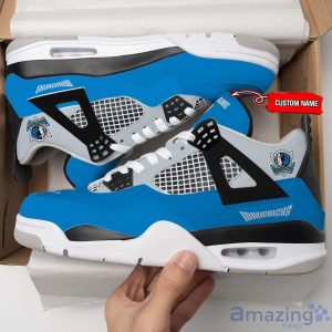 Personalized Name Dallas Mavericks Personalized Air Jordan 4 Shoes Trending Men Women Sneakers Sport Fans Gift Product Photo 3