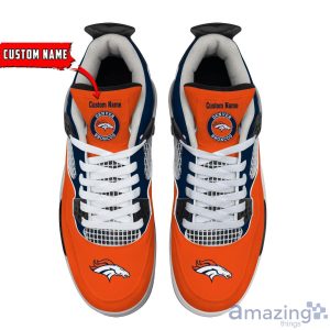 Personalized Name Denver Broncos Personalized Air Jordan 4 Shoes Trending Men Women Sneakers Sport Fans Gift Product Photo 4