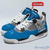 Personalized Name Detroit Lions Personalized Air Jordan 4 Shoes Trending Men Women Sneakers Sport Fans Gift