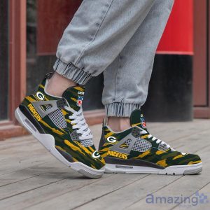 Personalized Name Green Bay Packers Personalized Air Jordan 4 Shoes Trending Men Women Sneakers Men Women Sport Gift Product Photo 3