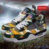 Personalized Name Green Bay Packers Personalized Air Jordan 4 Shoes Trending Men Women Sneakers New Design