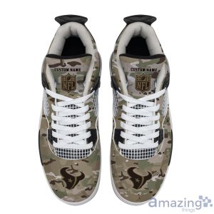 Personalized Name Houston Texans Camo Personalized Air Jordan 4 Shoes Trending Men Women Sneakers Special Team Gift Product Photo 4