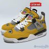 Personalized Name Jacksonville Jaguars Personalized Air Jordan 4 Shoes Trending Men Women Sneakers Unique Gift For Fans