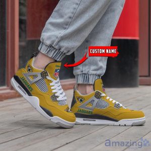 Personalized Name Jacksonville Jaguars Personalized Air Jordan 4 Shoes Trending Men Women Sneakers Unique Gift For Fans Product Photo 4