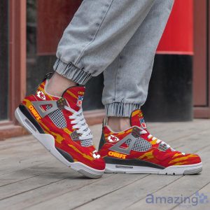 Personalized Name Kansas City Chiefs Personalized Air Jordan 4 Shoes Trending Men Women Sneakers Men Women Sport Gift Product Photo 3