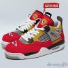 Personalized Name Kansas City Chiefs Personalized Air Jordan 4 Shoes Trending Men Women Sneakers Sport Fans Gift