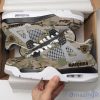 Personalized Name Las Vegas Raiders Camo Personalized Air Jordan 4 Shoes Trending Men Women Sneakers Special Team Gift