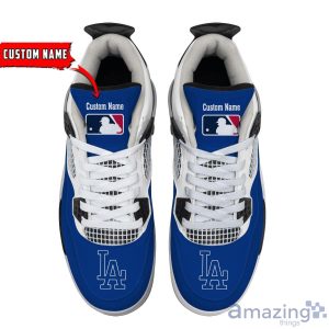 Personalized Name Los Angeles Dodgers Personalized Air Jordan 4 Shoes Trending Men Women Sneakers Sport Fans Gift Product Photo 3