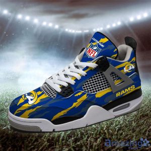 Personalized Name Los Angeles Rams Personalized Air Jordan 4 Shoes Trending Men Women Sneakers Men Women Sport Gift Product Photo 2