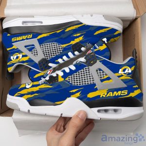 Personalized Name Los Angeles Rams Personalized Air Jordan 4 Shoes Trending Men Women Sneakers Men Women Sport Gift Product Photo 1