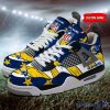 Personalized Name Los Angeles Rams Personalized Air Jordan 4 Shoes Trending Men Women Sneakers New Design