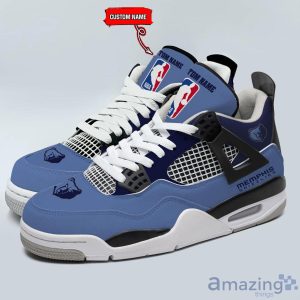 Personalized Name Memphis Grizzlies Personalized Air Jordan 4 Shoes Trending Men Women Sneakers Sport Fans Gift Product Photo 2