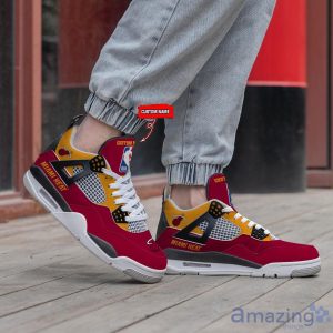 Personalized Name Miami Heat Personalized Air Jordan 4 Shoes Trending Men Women Sneakers Sport Fans Gift Product Photo 4