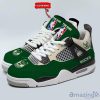Personalized Name Milwaukee Bucks Personalized Air Jordan 4 Shoes Trending Men Women Sneakers Sport Fans Gift
