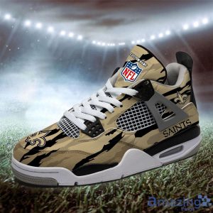 Personalized Name New Orleans Saints Personalized Air Jordan 4 Shoes Trending Men Women Sneakers Men Women Sport Gift Product Photo 2