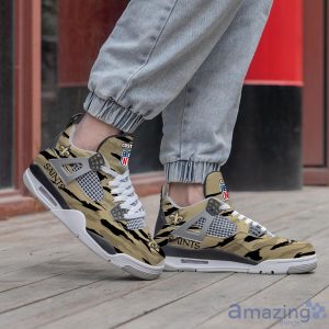 Personalized Name New Orleans Saints Personalized Air Jordan 4 Shoes Trending Men Women Sneakers Men Women Sport Gift Product Photo 3