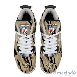 Personalized Name New Orleans Saints Personalized Air Jordan 4 Shoes Trending Men Women Sneakers Men Women Sport Gift Product Photo 4