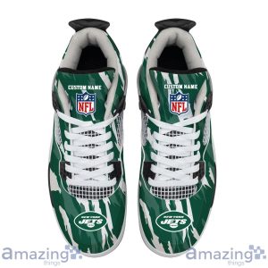 Personalized Name New York Jets Personalized Air Jordan 4 Shoes Trending Men Women Sneakers Men Women Sport Gift Product Photo 4