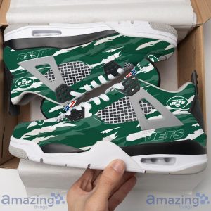 Personalized Name New York Jets Personalized Air Jordan 4 Shoes Trending Men Women Sneakers Men Women Sport Gift Product Photo 1