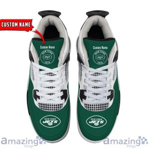 Personalized Name New York Jets Personalized Air Jordan 4 Shoes Trending Men Women Sneakers Sport Fans Gift Product Photo 4