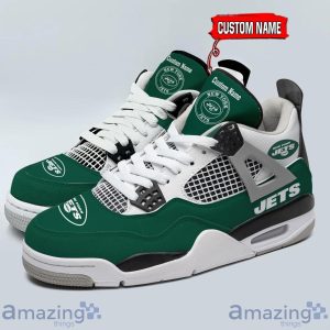 Personalized Name New York Jets Personalized Air Jordan 4 Shoes Trending Men Women Sneakers Sport Fans Gift Product Photo 1