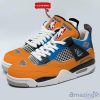 Personalized Name New York Knicks Personalized Air Jordan 4 Shoes Trending Men Women Sneakers Sport Fans Gift