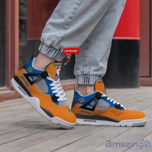 Personalized Name New York Knicks Personalized Air Jordan 4 Shoes Trending Men Women Sneakers Sport Fans Gift Product Photo 3