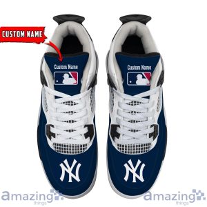 Personalized Name New York Yankees Personalized Air Jordan 4 Shoes Trending Men Women Sneakers Sport Fans Gift Product Photo 3