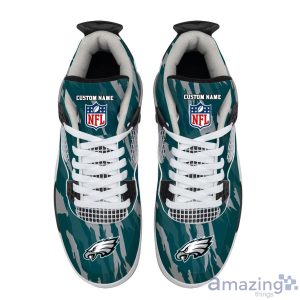 Personalized Name Philadelphia Eagles Personalized Air Jordan 4 Shoes Trending Men Women Sneakers Men Women Sport Gift Product Photo 4