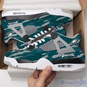 Personalized Name Philadelphia Eagles Personalized Air Jordan 4 Shoes Trending Men Women Sneakers Men Women Sport Gift Product Photo 1