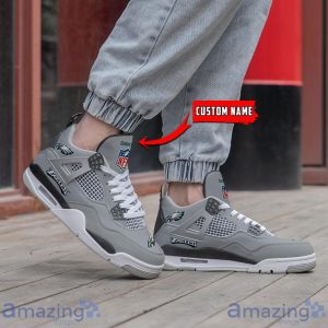 Personalized Name Philadelphia Eagles Personalized Air Jordan 4 Shoes Trending Men Women Sneakers Unique Gift For Fans Product Photo 4