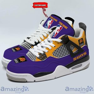 Personalized Name Phoenix Suns Personalized Air Jordan 4 Shoes Trending Men Women Sneakers Sport Fans Gift image Personalized Name Phoenix Suns Personalized Air Jordan 4 Shoes Trending Men Women Sneakers Sport Fans Gift Product Photo 2