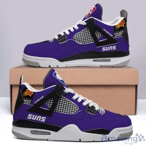 Personalized Name Phoenix Suns Personalized Air Jordan 4 Shoes Trending Men Women Sneakers Trending Shoes Product Photo 3