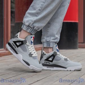 Personalized Name San Antonio Spurs Personalized Air Jordan 4 Shoes Trending Men Women Sneakers Trending Shoes Product Photo 2