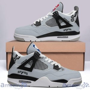 Personalized Name San Antonio Spurs Personalized Air Jordan 4 Shoes Trending Men Women Sneakers Trending Shoes Product Photo 1