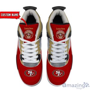 Personalized Name San Francisco 49ers Personalized Air Jordan 4 Shoes Trending Men Women Sneakers Sport Fans Gift Product Photo 4