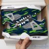 Personalized Name Seattle Seahawks Personalized Air Jordan 4 Shoes Trending Men Women Sneakers Men Women Sport Gift