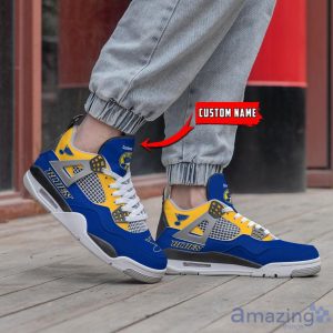 Personalized Name St. Louis Blues Personalized Air Jordan 4 Shoes Trending Men Women Sneakers Sport Fans Gift Product Photo 2