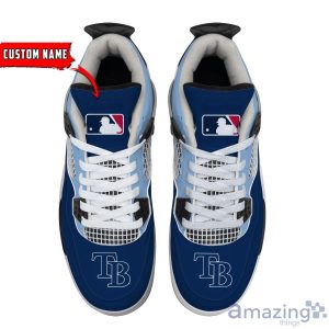 Personalized Name Tampa Bay Rays Personalized Air Jordan 4 Shoes Trending Men Women Sneakers Sport Fans Gift Product Photo 3