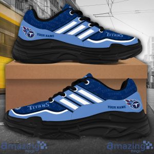 Personalized Name Tennessee Titans Chunky Sneaker Sport Shose For Fans Product Photo 2