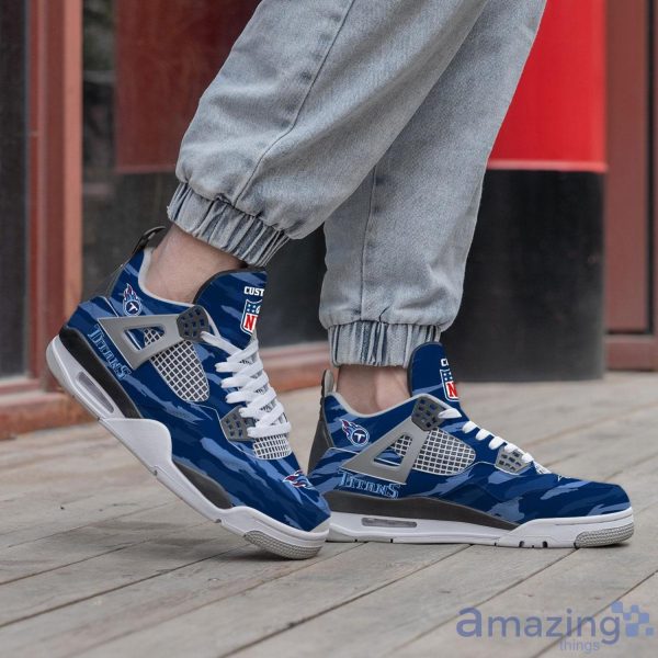 Personalized Name Tennessee Titans Personalized Air Jordan 4 Shoes Trending Men Women Sneakers Men Women Sport Gift Product Photo 3