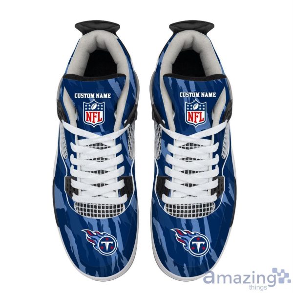 Personalized Name Tennessee Titans Personalized Air Jordan 4 Shoes Trending Men Women Sneakers Men Women Sport Gift Product Photo 4