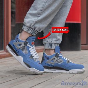 Personalized Name Tennessee Titans Personalized Air Jordan 4 Shoes Trending Men Women Sneakers Trending Shoes image Personalized Name Tennessee Titans Personalized Air Jordan 4 Shoes Trending Men Women Sneakers Trending Shoes Product Photo 4