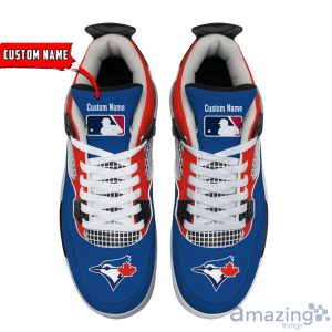 Personalized Name Toronto Blue Jays Personalized Air Jordan 4 Shoes Trending Men Women Sneakers Sport Fans Gift Product Photo 3