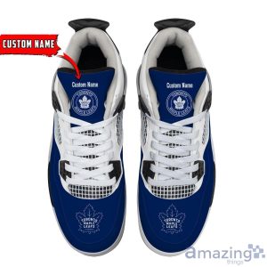 Personalized Name Toronto Maple Leafs Personalized Air Jordan 4 Shoes Trending Men Women Sneakers Sport Fans Gift Product Photo 4