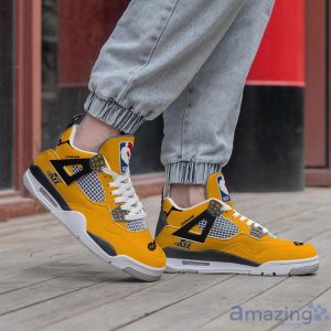 Personalized Name Utah Jazz Personalized Air Jordan 4 Shoes Trending Men Women Sneakers Trending Shoes image Personalized Name Utah Jazz Personalized Air Jordan 4 Shoes Trending Men Women Sneakers Trending Shoes Product Photo 2