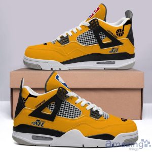 Personalized Name Utah Jazz Personalized Air Jordan 4 Shoes Trending Men Women Sneakers Trending Shoes Product Photo 1