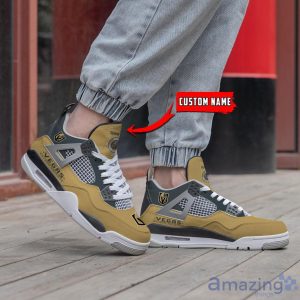 Personalized Name Vegas Golden Knights Personalized Air Jordan 4 Shoes Trending Men Women Sneakers Sport Fans Gift Product Photo 2