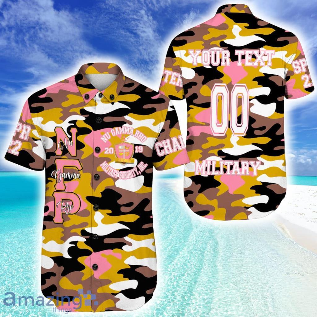 Personalized Nu Gamma Rho Camo Hawaiian Shirt For Men And Women image Personalized Nu Gamma Rho Camo Hawaiian Shirt For Men And Women Product Photo 1